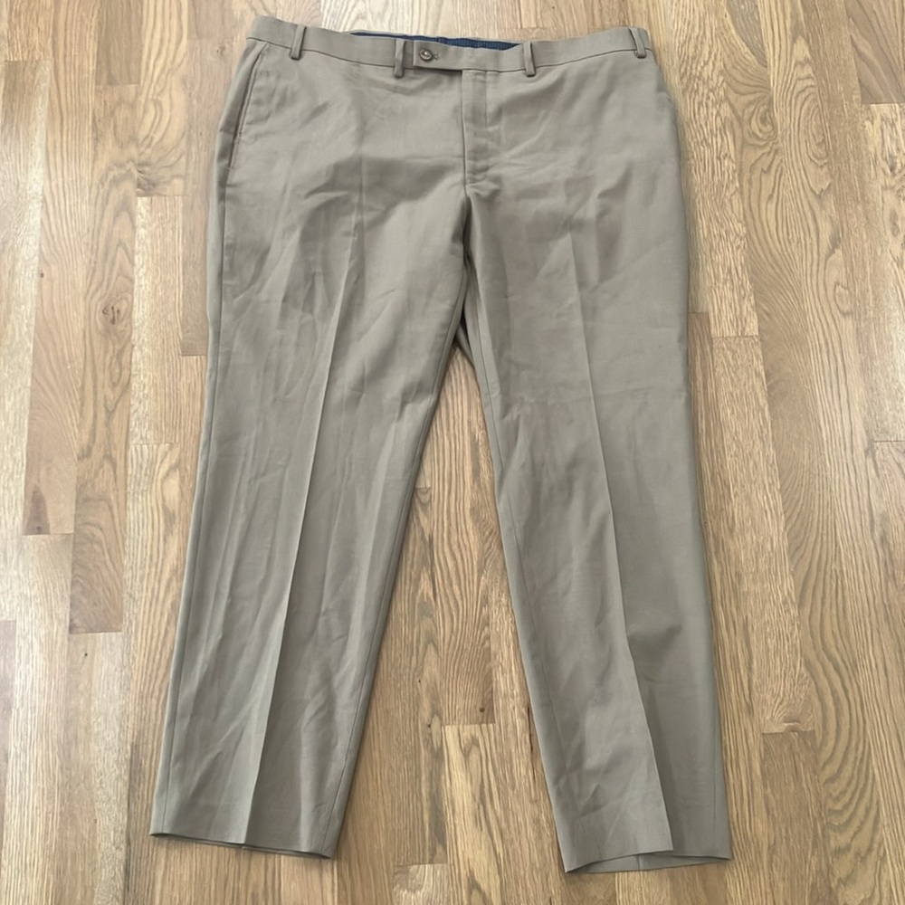 Lauren Ralph Lauren Men’s Light Brown Tan High Performance Wool Dress Pants
